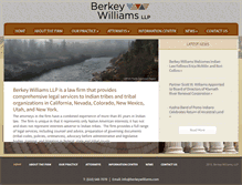 Tablet Screenshot of berkeywilliams.com